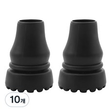 Felis J 橡膠墊圈替換拐杖頭 19mm, 黑色, 10個