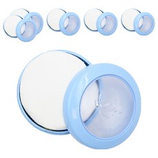 KU.KU Duckbill 酷咕鴨 超薄粉撲盒, ABS材質, 附細絨毛粉撲, 6個