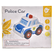 Classic WORLD 客來喜 歡樂拼裝警車, 20162, 1個