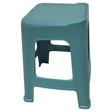 北歐風加厚矮凳, PP材質, 31.5x26x33公分, 藍綠色, 1個