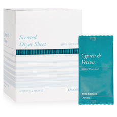 LAVOIR 絲柏與岩蘭草香氛烘衣紙, 1個, 40片