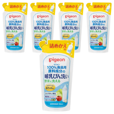 pigeon 貝親 奶瓶蔬果清潔劑 補充包, 700ml, 5包