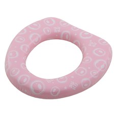 PUKU 藍色企鵝 嬰兒便座 舒適 安全材質 易於安裝, 粉色