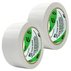 신흥테이프 라바 청면테이프 48mm x 15M 흰색, 2개 2개