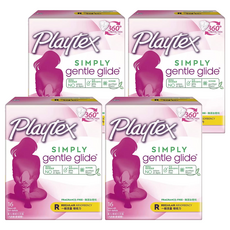 美國 Playtex 導管式衛生棉條, 一般流量, 16支, 4盒