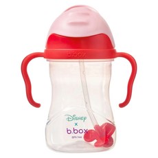 b.box 吸管水杯 240ml, 米妮 紅色 + 粉色, 1個