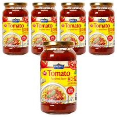 오뚜기 프레스코 토마토 스파게티소스, 400g, 5개