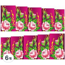 Meiron全指甲花朵2 水性貼紙, 6個, 22 WA0379