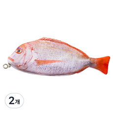 ARTJOY 升級版擬真魚造型鉛筆盒, 03 真鯛, 2個