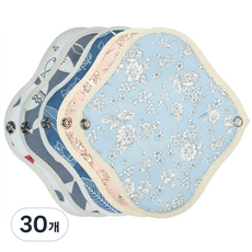 Wizley 防水棉質衛生棉 隨機出貨, mini, 1入, 30個