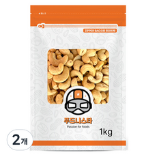 Foodnista 烘烤腰果, 1kg, 2個