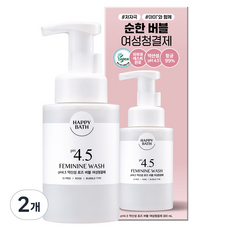 HAPPY BATH pH4.5弱酸性玫瑰泡泡溫和女性私密處清潔露, 2個