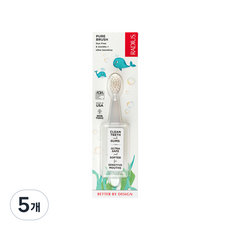 래디어스 퓨어 베이비 유아칫솔, 1개입, 5개