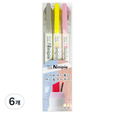 sun-star Donga PMS Sunstar Ninipie筆 3色組, A, 6個