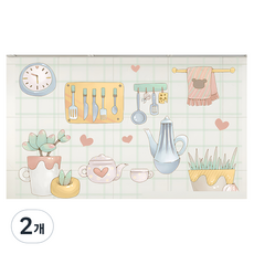 I'm Days廚房防油磁磚貼, 溫馨廚房, 2個