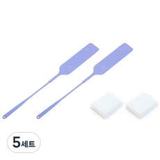 꼬까 틈새 먼지떨이 2p + 청소포 20p 세트, 퍼플, 5세트