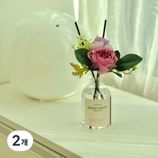 넥스트라이프 플라워 디퓨저 로즈동백꽃, 2개, 300ml, 블랙체리향
