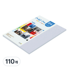 종이문화 프린트프로 얇은 칼라복사지 No 19 미스티블루, B4, 110개