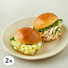 정미경키친 달걀 & 맛살 모닝 샌드위치, 150g, 2개
