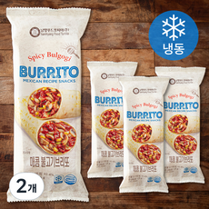 남향푸드또띠아 매콤 불고기 브리또 (냉동), 125g, 4개입, 2개