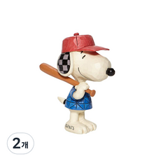 에네스코 스누피 야구방망이 피규어, 2개