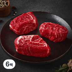 미국산 초이스 아롱사태 구이용 (냉장), 300g, 6팩