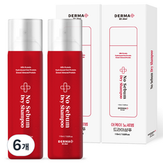 아케이 더마 노세범 드라이샴푸 휴대용 우디머스크향, 110ml, 6개