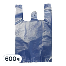 Bugukbongtu 附提把一般超市塑膠袋 1號 青乳白, 600個