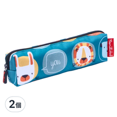 Familidoo 法米多 米多動物家族小筆袋 21 x 6 x 4cm 20g, 小熊藍, 2個