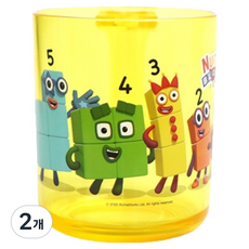 르번 넘버블록스 준비물컵, 혼합색상, 2개, 320ml