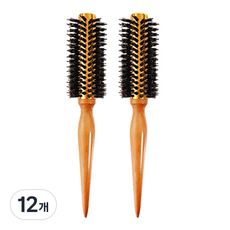 다크니스 깡포킹 헤어롤 브러시 대, 혼합색상, 12개