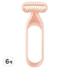 마켓링 여성용 제모 면도기 핑크 ONE SIZE, 1개입, 6개