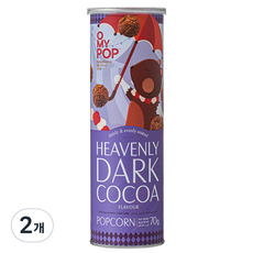 오마이팝 팝콘 다크코코아, 2개, 70g