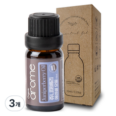 아로므 쥬니퍼베리 에션셜 오일, 10ml, 3개