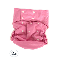 성인 천 기저귀 남여공용 14 도트 핑크 FREE, 1개입, 2개