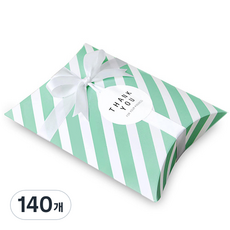 indi.k 半月盒 中, 140個, 薄荷條紋