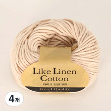 Ancalls 仿亞麻棉編織線, 02 裸粉色