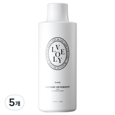 베르블랑 유아용 세탁 세제 러블리향, 1L, 5개