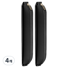 Misoroun Apple Pencil S Pen 便攜式筆袋, 4個, 黑色