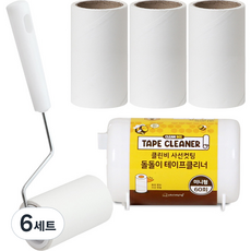 Clean B斜切滾筒黏毛器 迷你型 6件組, 6組