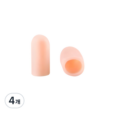 미다인터내셔널 손가락 보호 골무 소, 살구, 4개