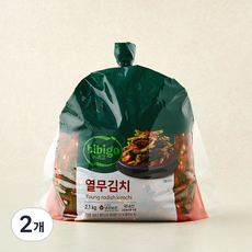 비비고 열무김치, 2.1kg, 2개