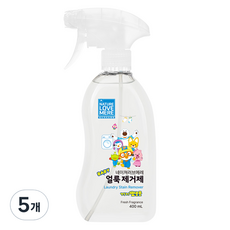 네이쳐러브메레 뽀로로 울트라 젤 용기형 얼룩제거제, 400ml, 5개