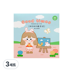 동아피엠에스 DIY 다꾸 PET 스티커 기프트 박스 100종 세트, 굿타임즈, 3세트