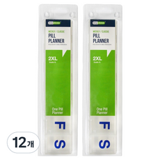 ezydose 7日條狀藥盒 隨機出貨 加大特大號, 12個