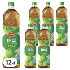 델몬트 매실 주스, 1.5L, 12개