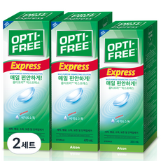 옵티프리 렌즈 세정액 익스프레스 470ml x 2p + 355ml 세트, 1.295L, 2개