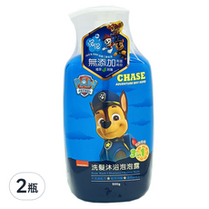 nickelodeon PAW PATROL 汪汪隊立大功 兒童洗髮沐浴泡泡露, 胺基酸成分 pH5.5 溫和配方, 500g, 2瓶