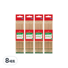 FABER-CASTELL 輝柏 自然橡皮擦鉛筆 HB, 混色, 48個