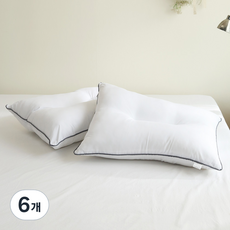 CLITY ROOM 增量炭線 Microfil-ever 拉鍊款枕芯, 白色, 6個